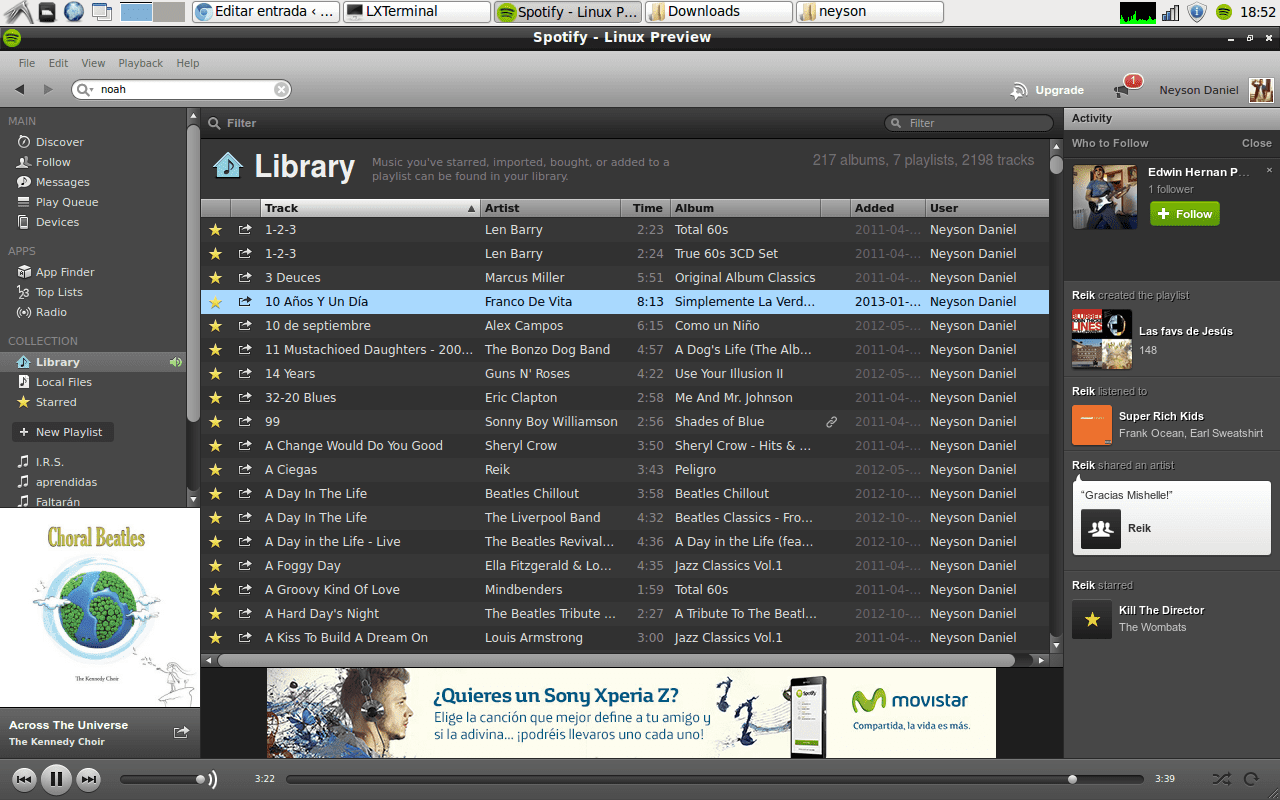 спотифай 2013 год