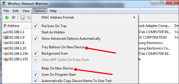 настройки для оповещения о подключении новых устройств настройки для оповещения о подключении новых устройств