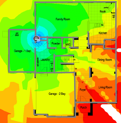 карта WiFi сигнала