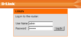вводим логин и пароль от веб-интерфейса