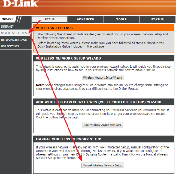 переходим в раздел с настройками Wi-Fi