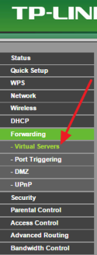 Виртуальные серверы в английском интерфейсе