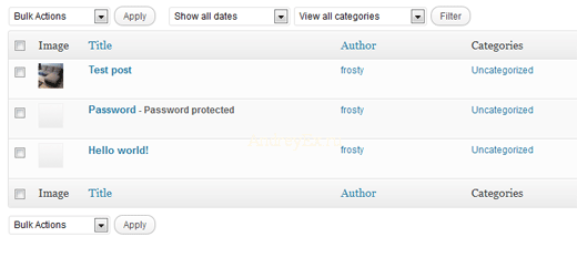 Дополнительная колонка (картинка) в записи