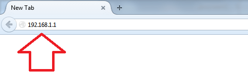 введите в адресную строку IP адрес роутера