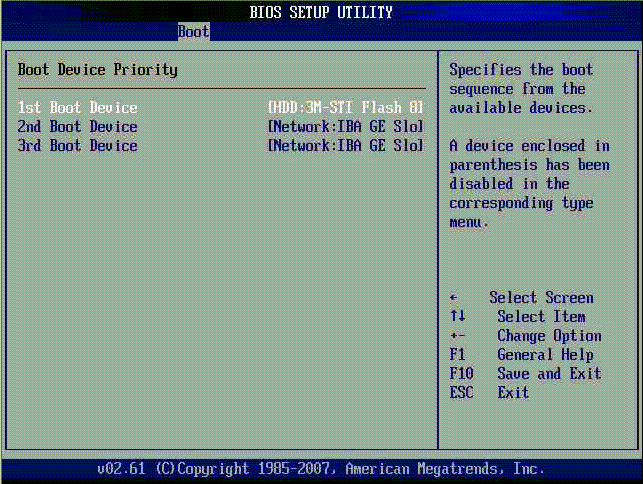 BIOS Boot Section