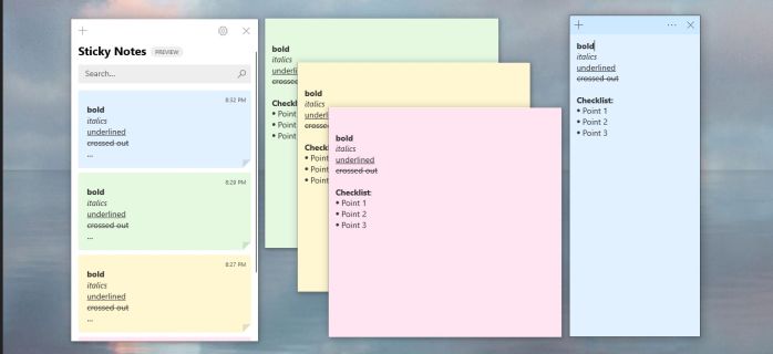 Sticky Notes Windows