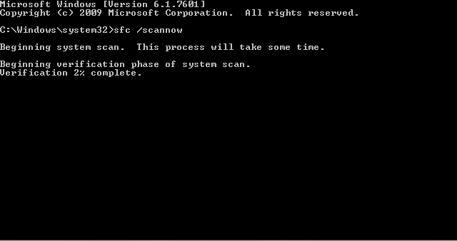 sfc /scannow