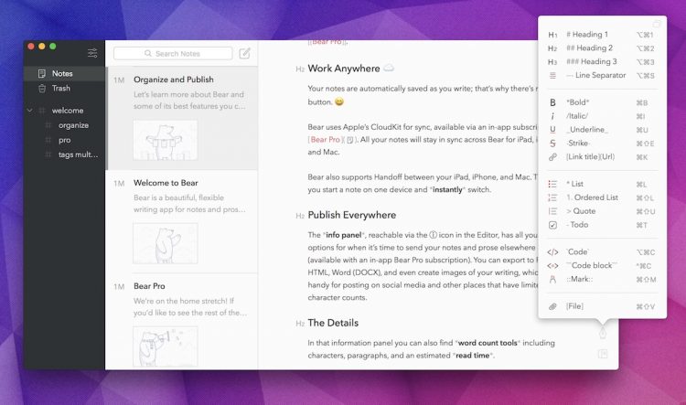 Notes Up - редактор для Linux