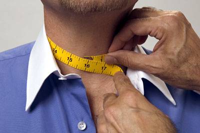 Как измерить обхват шеи