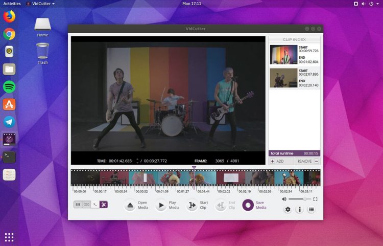 Vidcutter 5.0 интерфейс программы