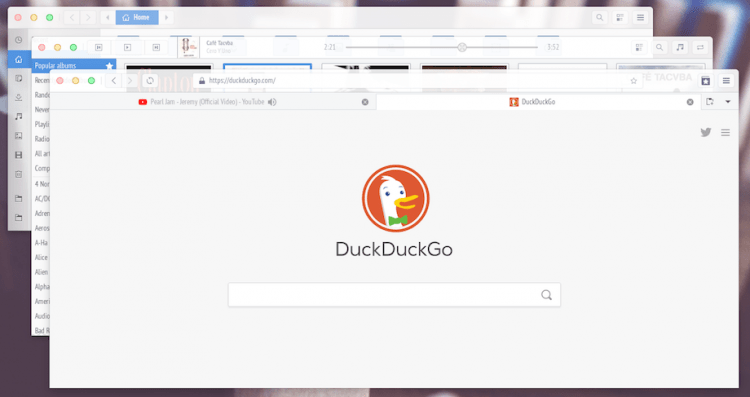 ArcMPD - полупрозрачная GTK тема для Linux