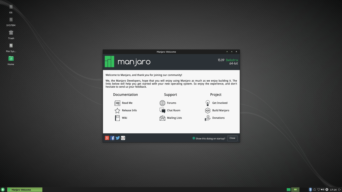 Linux для дома - Manjaro