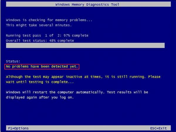 Тестирование оперативной памяти