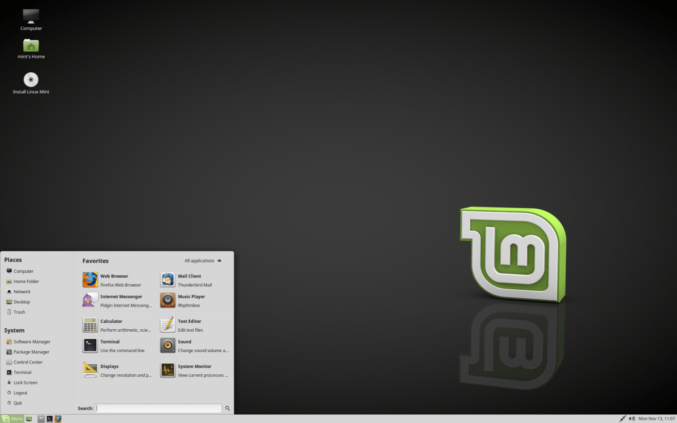 Linux Mint лучший дистрибутив для ноутбука