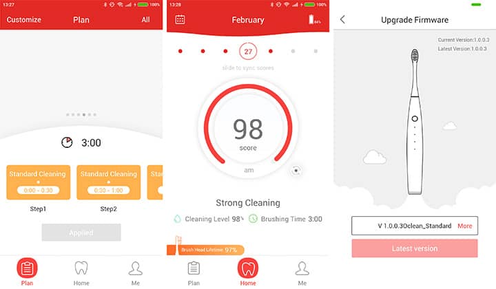 Мобильное приложение Oclean