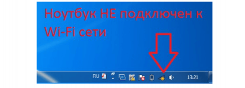 Значок подключения ноутбука к сети wi-fi