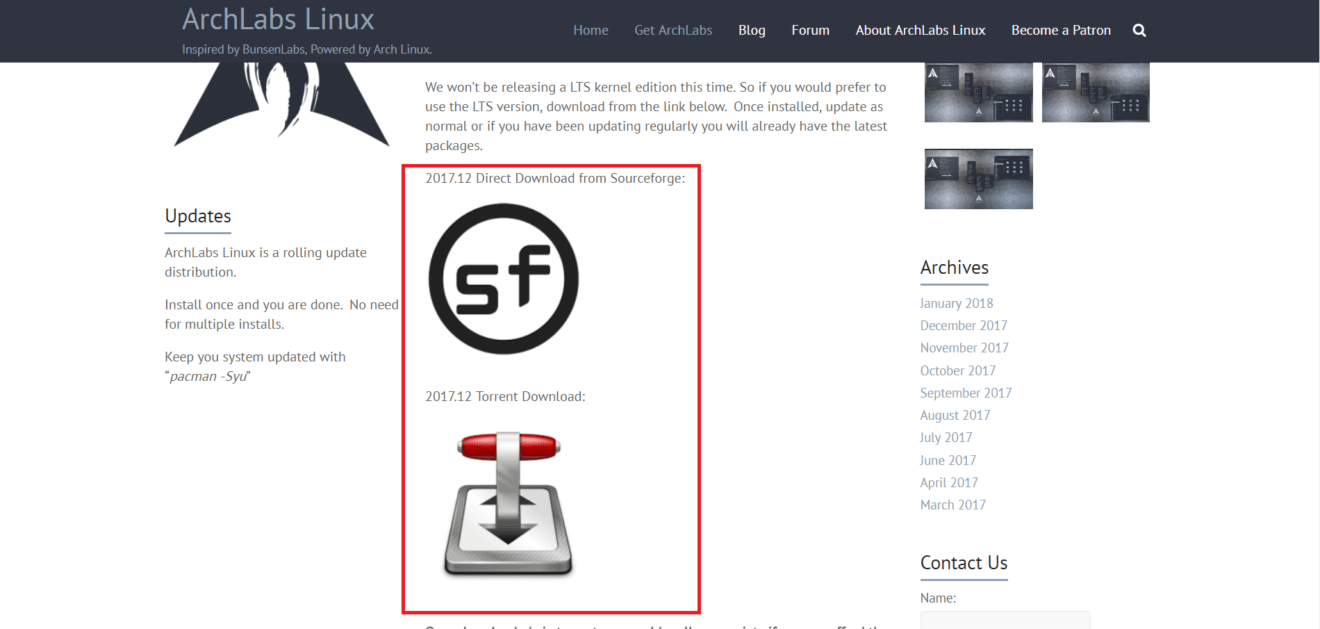 Как установить ArchLabs