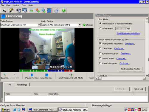 Программа WebCam Monitor