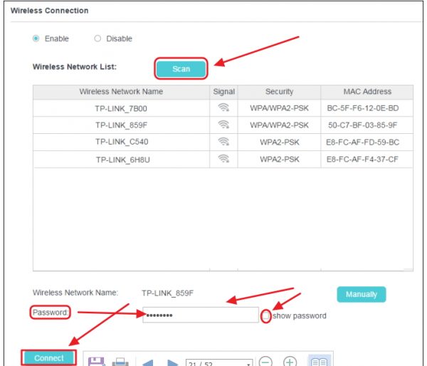 Подключение камеры TP-LINK NC450 к Wi-Fi-сети