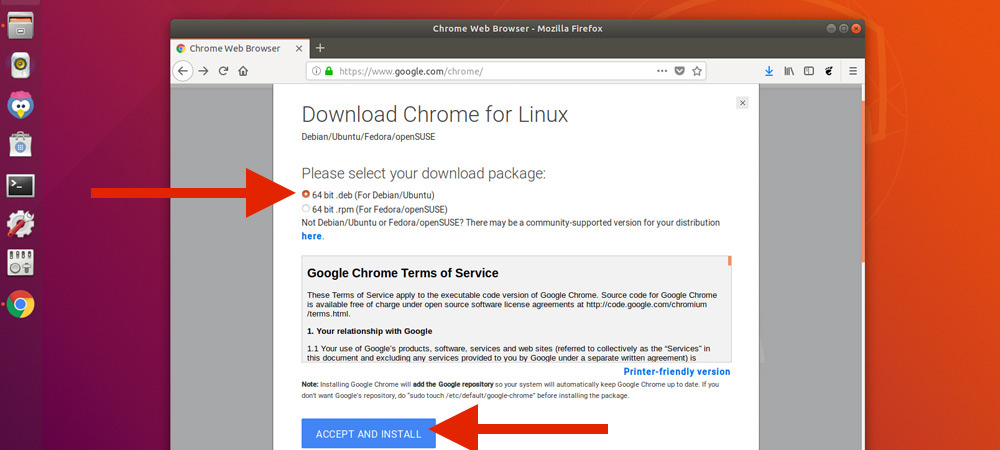 Как установить Google Chrome на Ubuntu
