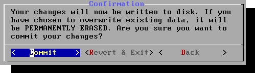 Даём согласие на применение новой разметки диска.