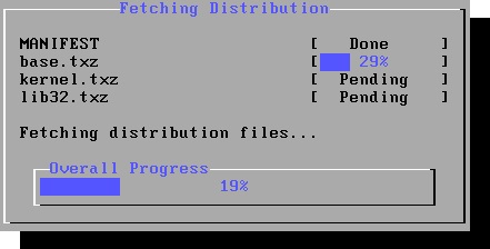 Установка базовой системы.