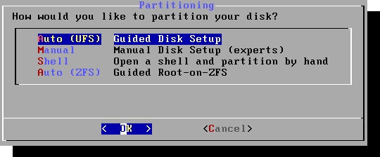 Выбор способа разметки диска.