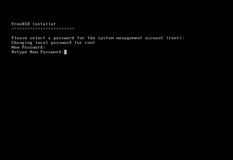 Ввод пароля суперпользователя.