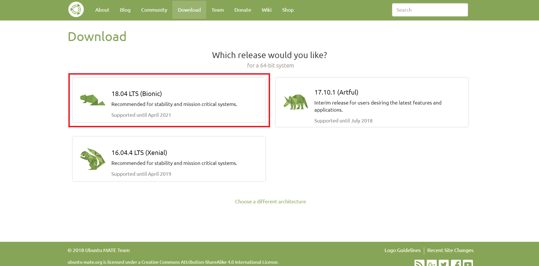 Установка Ubuntu 18.04 Mate