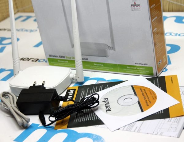 Комплектность Tenda N301