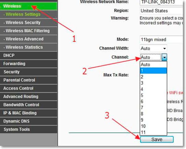 Настройка физических характеристик Wi-Fi на роутерах TP-Link
