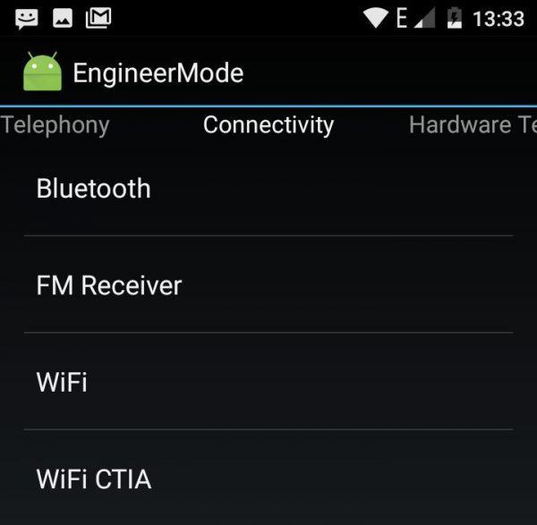 Инженерное меню Android