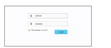Ввод логина и пароля для входа в панель управления TP-LINK NC200