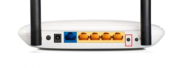 Задняя панель маршрутизатора