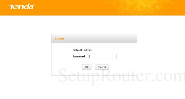 Веб-интерфейс Tenda