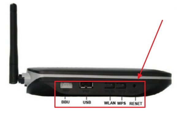 Боковая панель маршрутизатора Huawei HG8245