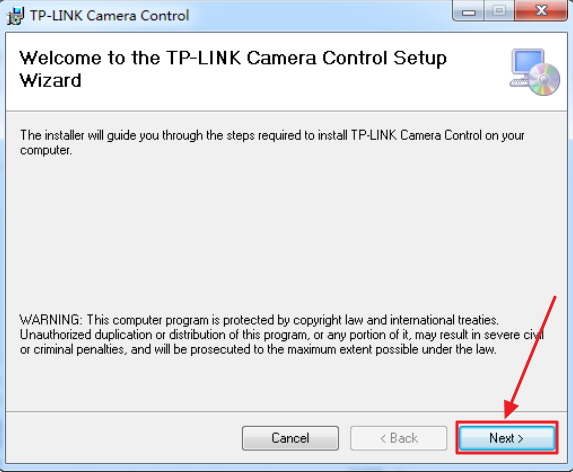 Инсталляция приложения TP-LINK_Camera_Control