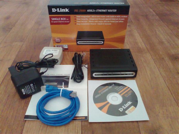 Комплектация D-Link 2500U