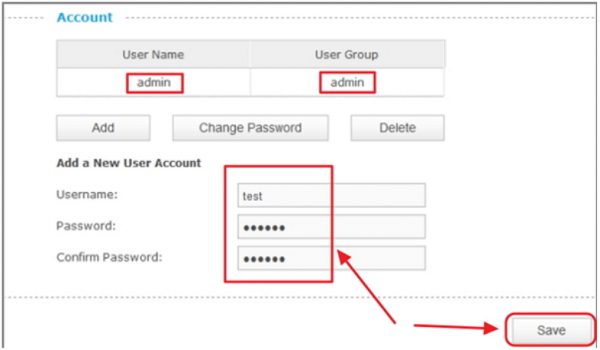 Консоль добавления нового пользователя