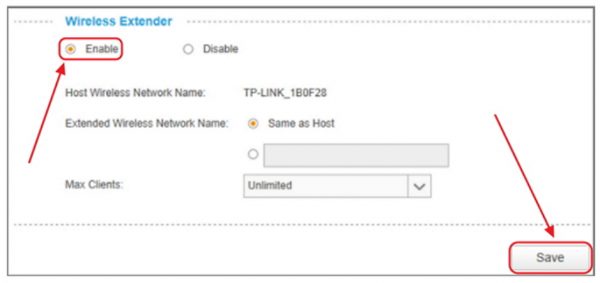 Консоль Wireless Extender