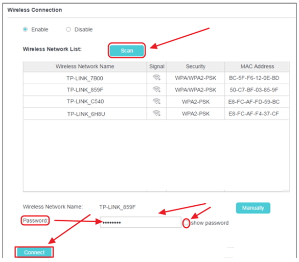 Подключение камеры TP-Link NC200 к Wi-Fi-сети