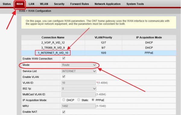 Настройка маршрутизатора Huawei HG8245 в режиме моста