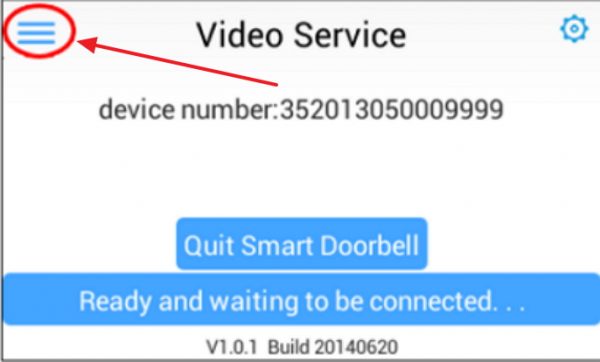 Окно «Видеосервис»