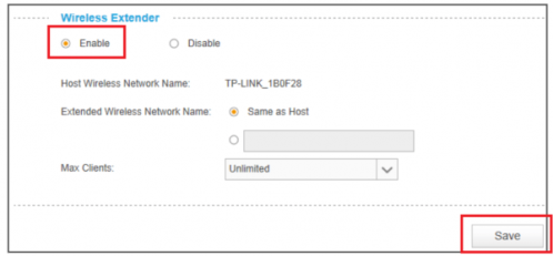 Консоль Wireless Extender