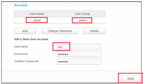 Консоль добавления нового пользователя