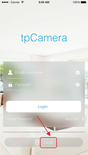 Установка опции «Локально»
