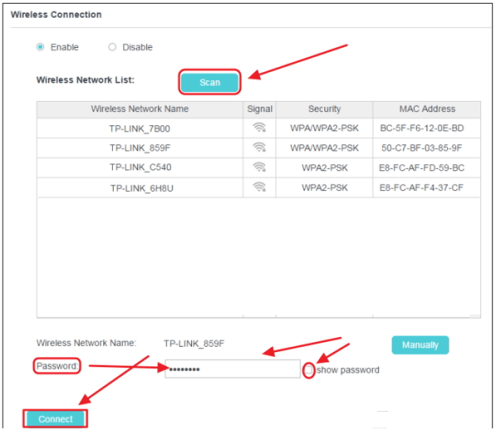 Подключение камеры TP-LINK NC250 к Wi-Fi-сети