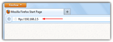 Доступ к фтп-серверу из браузера