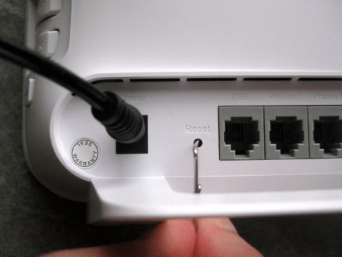 Сброс настроек роутера