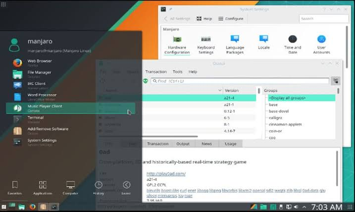 Топ 5 лучших дистрибутивов Linux 2017 Manjaro Linux